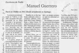 Manuel Guerrero  [artículo] C. R. I.