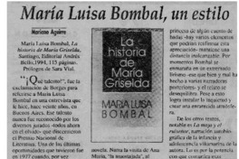 María Luisa Bombal, un estilo