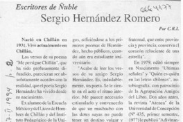 Sergio Hernández Romero  [artículo] C. R. I.