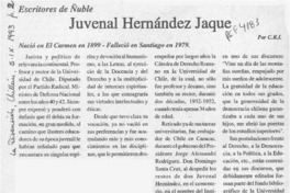 Juvenal Hernández Jaque  [artículo] C. R. I.