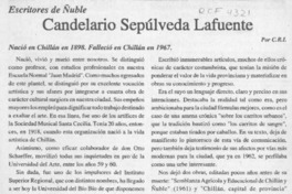 Candelario Sepúlveda Lafuente  [artículo] C. R. I.