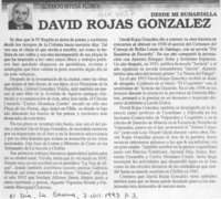 David Rojas González  [artículo] Gustavo Rivera Flores.