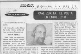 Raúl Zurita, el poeta en entredicho  [artículo].