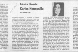 Carlos Hermosilla  [artículo] Sara Vial.