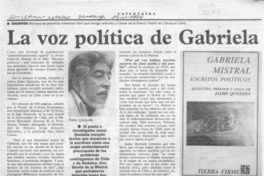 La Voz política de Gabriela  [artículo].
