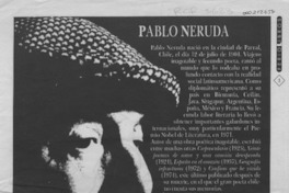 Pablo Neruda  [artículo].
