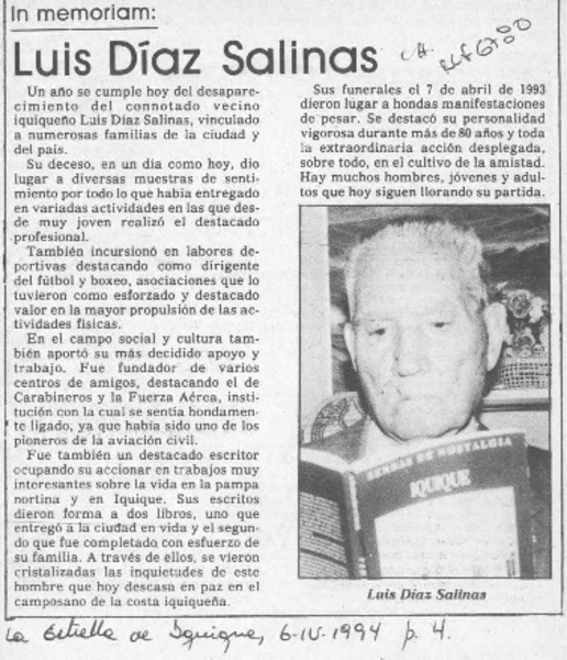 Luis Díaz Salinas  [artículo].