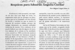 Réquiem para Eduardo Anguita Cuéllar  [artículo] Miguel Angel Díaz A.