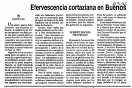 Efervescencia cortaziana en Buenos Aires  [artículo].