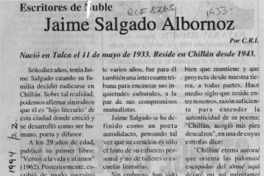 Jaime Salgado Albornoz  [artículo] C. R. I.