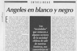 Angeles en blanco y negro  [artículo] Gonzalo Contreras.