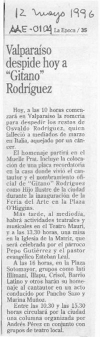 Umbral Editores presenta libro de Osvaldo "Gitano" Rodríguez  [artículo].