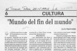 "Mundo del fin del mundo"  [artículo] Ency Hernández Caballero.