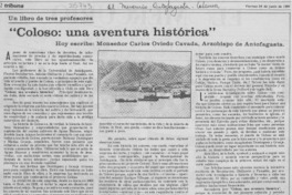 "Coloso, una aventura histórica"