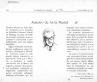 Alamiro de Avila Martel  [artículo] Neville Blanc Renard.
