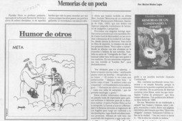 Memorias de un poeta  [artículo]Marino Muñoz Lagos.