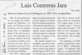 Luis Contreras Jara  [artículo] C. R. I.