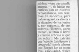 Acerca de la crítica  [artículo] Rafael Pastor Besoaín.
