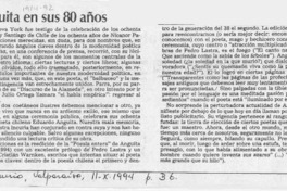 Edo. Anguita en sus 80 años  [artículo] Marcelo Pellegrini.