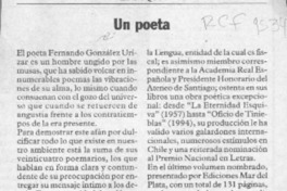 Un poeta  [artículo] Alberto Arraño.