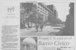 Roque E. Scarpa en el barrio cívico