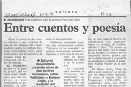 Entre cuentos y poesía  [artículo].