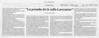 "La posada de la calle Lancaster"  [artículo] Antonio Rojas Gómez.