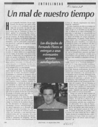 Un mal de nuestro tiempo  [artículo] Gonzalo Contreras.