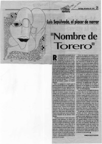 "Nombre de torero"  [artículo] Ramón Díaz Eterovic.