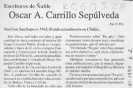 Oscar A. Carrillo Sepúlveda  [artículo] C. R. I.