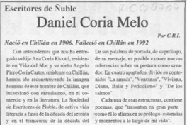Daniel Coria Melo  [artículo] C. R. I.