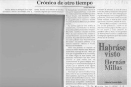 Crónica de otro tiempo  [artículo] Marino Muñoz Lagos.