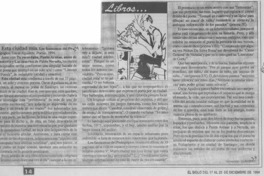 Libros  [artículo] Fernando Quilodrán.