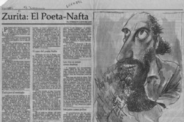 Zurita, el poeta-nafta  [artículo] Enrique Lafourcade.