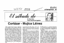 Cortázar - Mujica Láinez  [artículo] Omar Ireba.
