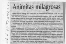 Animitas milagrosas  [artículo] Antonio J. Salgado.
