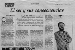 El ser y sus consecuencias  [artículo] Patricia Espinosa.