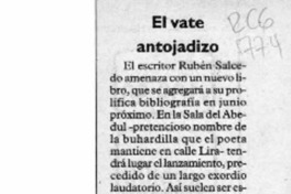 El Vate antojadizo  [artículo].
