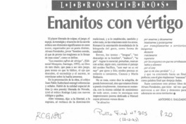 Enanitos con vértigo  [artículo] Antonio J. Salgado.