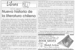 Nueva historia de la literatura chilena  [artículo].