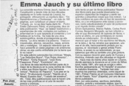 Emma Jauch y su último libro