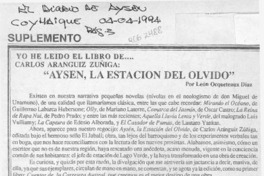 "Aysén, la estación del olvido"  [artículo] León Ocqueteaux Díaz.