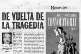 De vuelta de la tragedia  [artículo] Luis Sánchez Latorre.