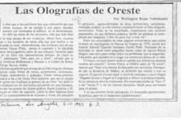 Las "Olografías" de Oreste Plath  [artículo] Wellington Rojas Valdebenito.