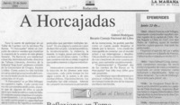 A horcajadas  [artículo] Gabriel Rodríguez.