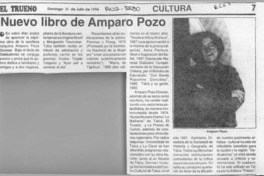 Nuevo libro de Amparo Pozo  [artículo].