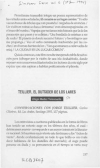 Teillier, el outsider de los lares  [artículo] Diego Muñoz Valenzuela.