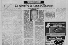 Narrativa de Antonio Skármeta  [artículo] Jaime Gómez Rogers.