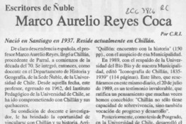 Marco Aurelio Reyes Coca  [artículo] C. R. I.