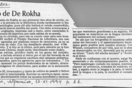 Centenario de De Rokha  [artículo] Marcelo Novoa.